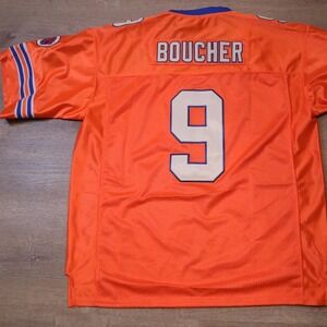The Waterboy Number 9 Boucher Jersey Bourbon Bowl 50th Anniversary Orange XL